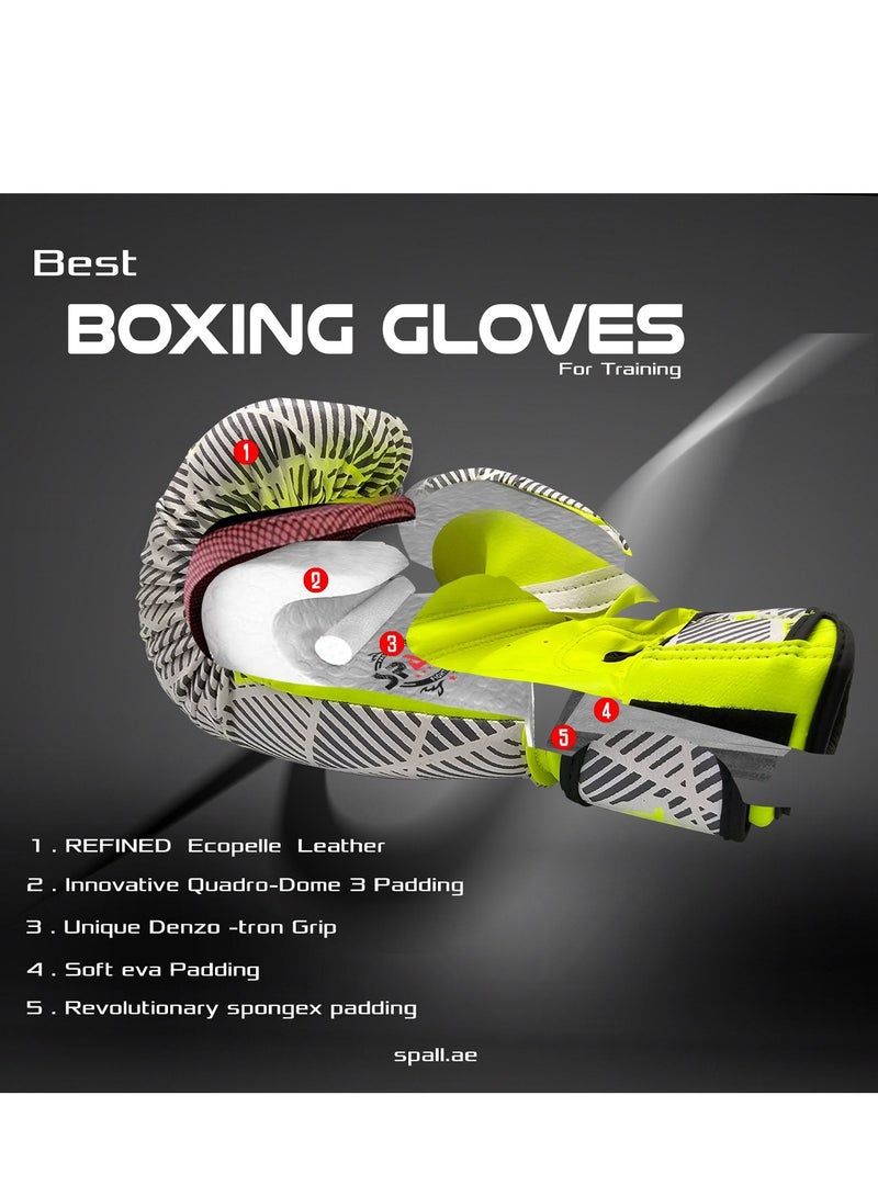 Spall Professional Boxing Gloves For Strong Punches Sparring And Kickboxing Punch Bag Workout Muay Thai And Training - Image 3