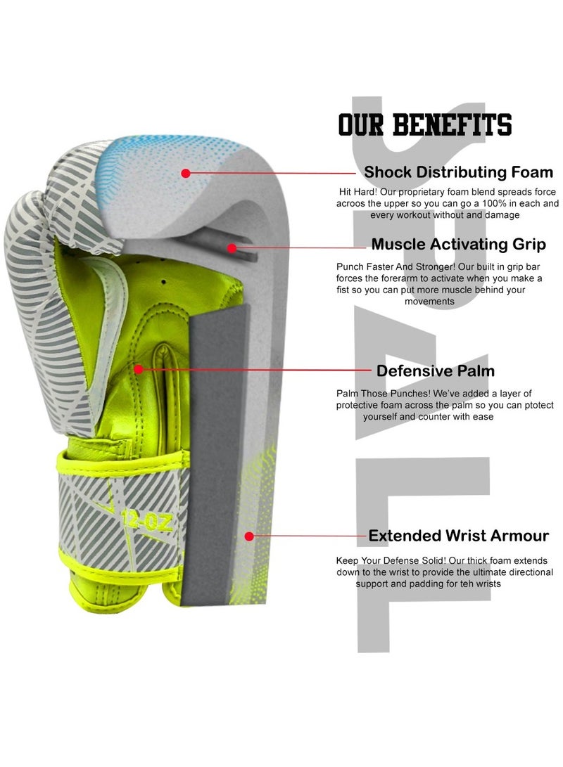 Spall Professional Boxing Gloves For Strong Punches Sparring And Kickboxing Punch Bag Workout Muay Thai And Training - Image 2