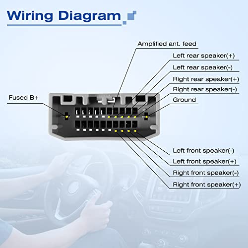 RDBS Car Stereo Wiring Harness Fit for 2006-2016 Dodge, 2008-2016 Jeep, 2004-2016 Chrysler Modles Radio Wire with Antenna Adapter Connector - Image 3