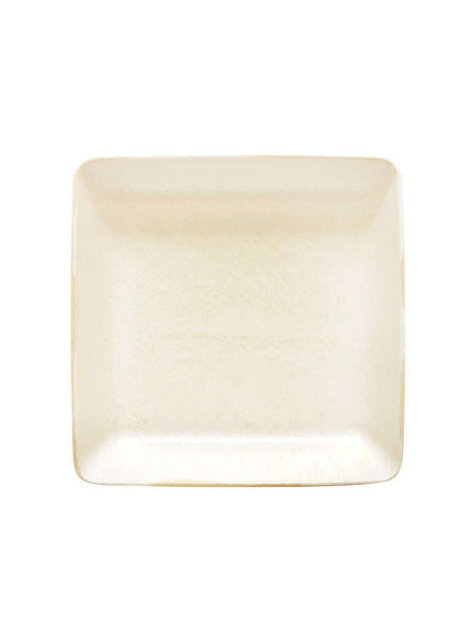 Kutahya Deep Plate Sand Wind 19x19 CM Decorated - Image 1