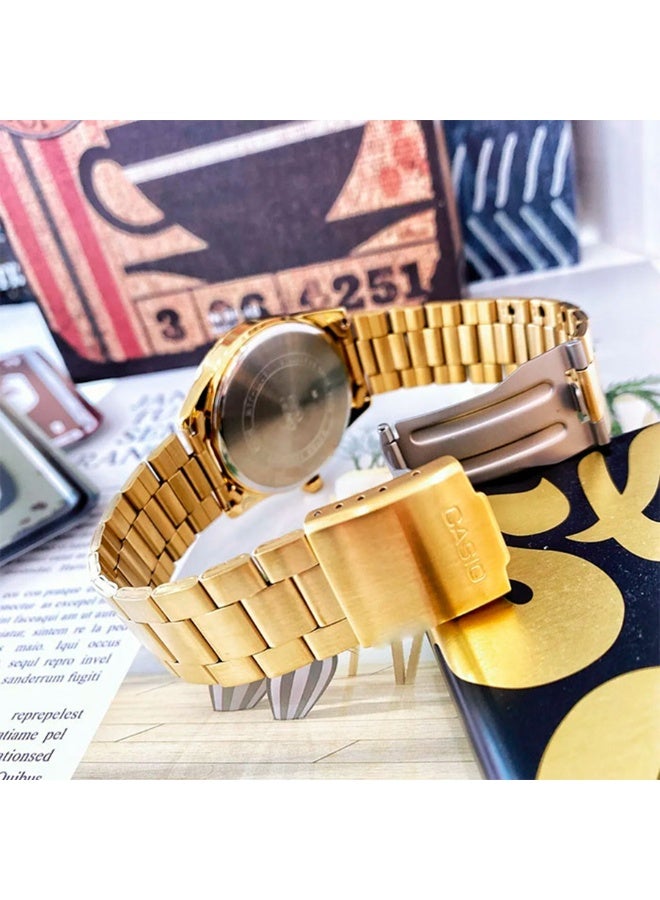 Casio MTP-VD03G-2AUDF Men’s Analog Gold-Tone Stainless Steel Watch – Blue Dial, Slim Design, Date Display, Water Resistant - Image 5