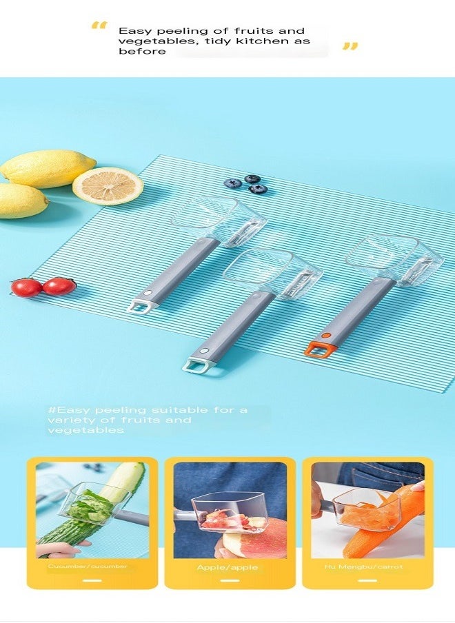 Stainless Steel Single Head Peeler with Long Handle for Vegetables and Fruits, with Storage（1 PCS） - pzsku/Z47BF4D683FF0A2100003Z/45/_/1729330484/d60708e8-8bc2-46ff-9f97-9dd0ec5a7ff7