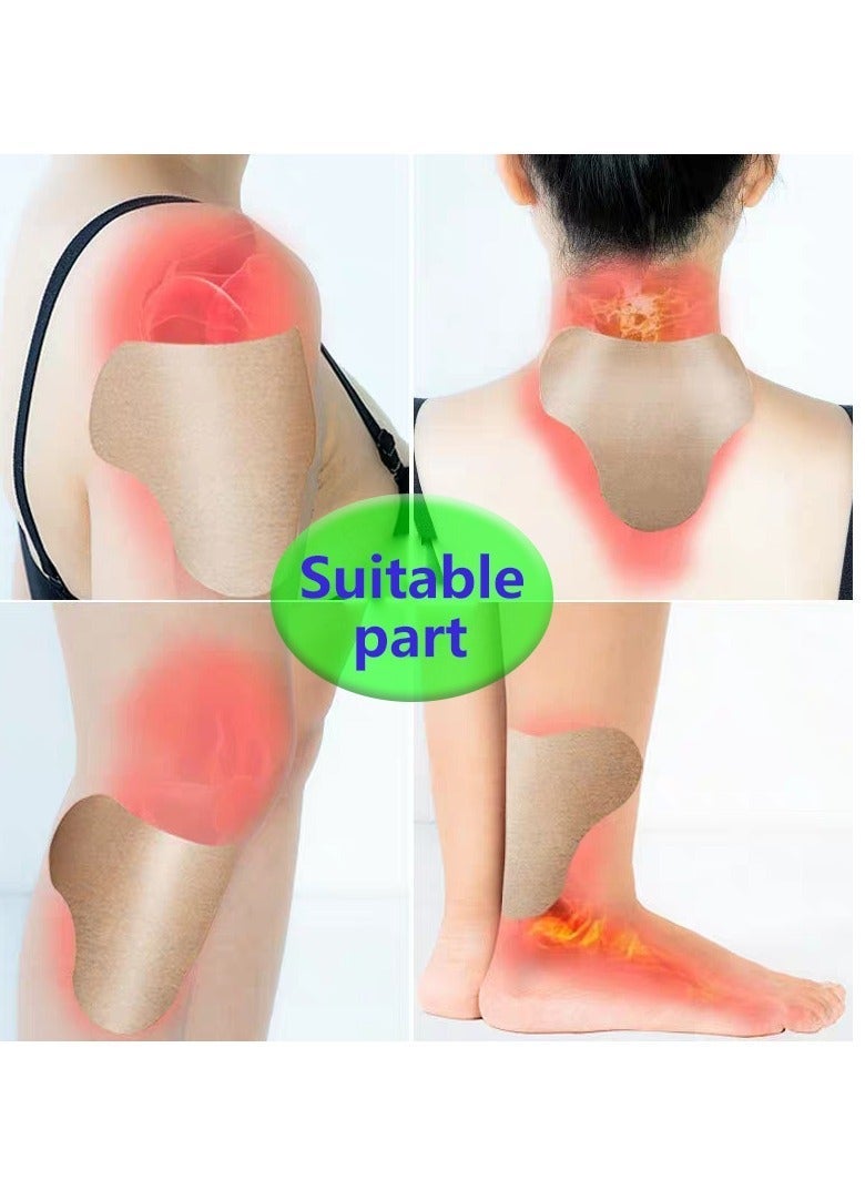 KanyeHB 12Pcs Non-woven Fabric Moxibustion Cervical Patches Cervical Pain Neck Ache Strong Effective for Shoulders Feet Back Legs - Image 4