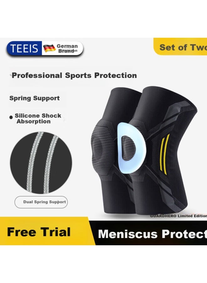 Teeis Professional Protective Sports Knee Brace For Basketball Running Hiking Men And Women, Knee Meniscus Injury And Arthritis Support - Image 1