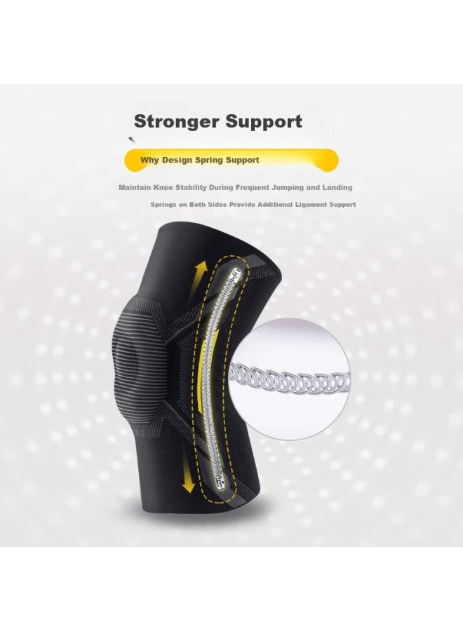 Teeis Professional Protective Sports Knee Brace For Basketball Running Hiking Men And Women, Knee Meniscus Injury And Arthritis Support - Image 3