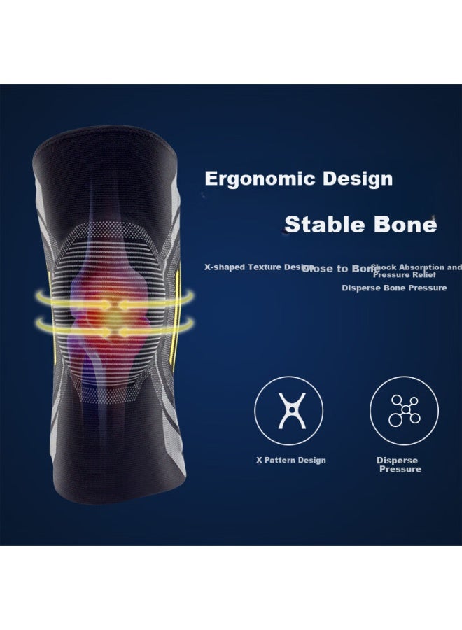 Teeis Professional Protective Sports Knee Brace For Basketball Running Hiking Men And Women, Knee Meniscus Injury And Arthritis Support - Image 2