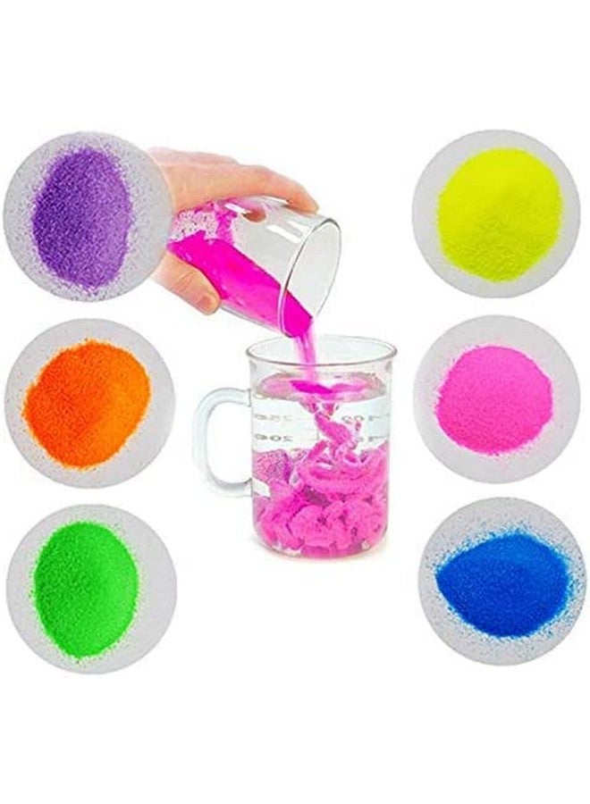 Maomoto Set Of 12 Colorful Magic Sand, 6 Colors Atlantis Sand,Fantastic Sand Never Gets Wet- Amazing Hydrophobic Space Sand Play Sand Colored Sand Toys For Kids - Image 3