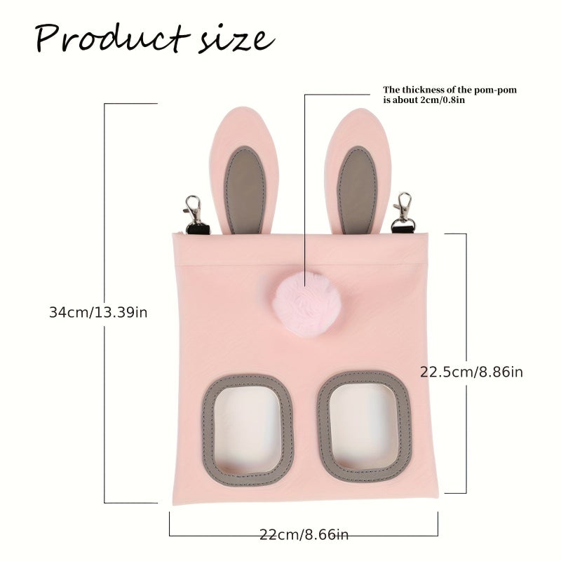 2 Holes Hanging Hay Feeder For Rabbits Guinea Pigs Hamsters Small Animals - Image 5