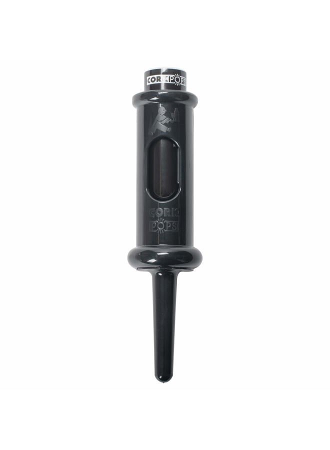 Cork Pops Black 6.5 Inch Original Wine Bottle Opener - Image 1