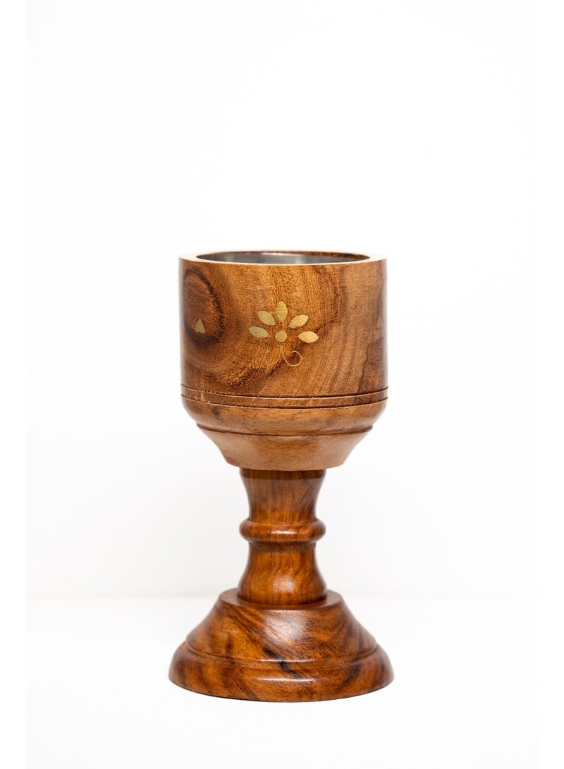 March thirty Handcrafted Wooden Incense Burner – Elegant Traditional Design - Image 1