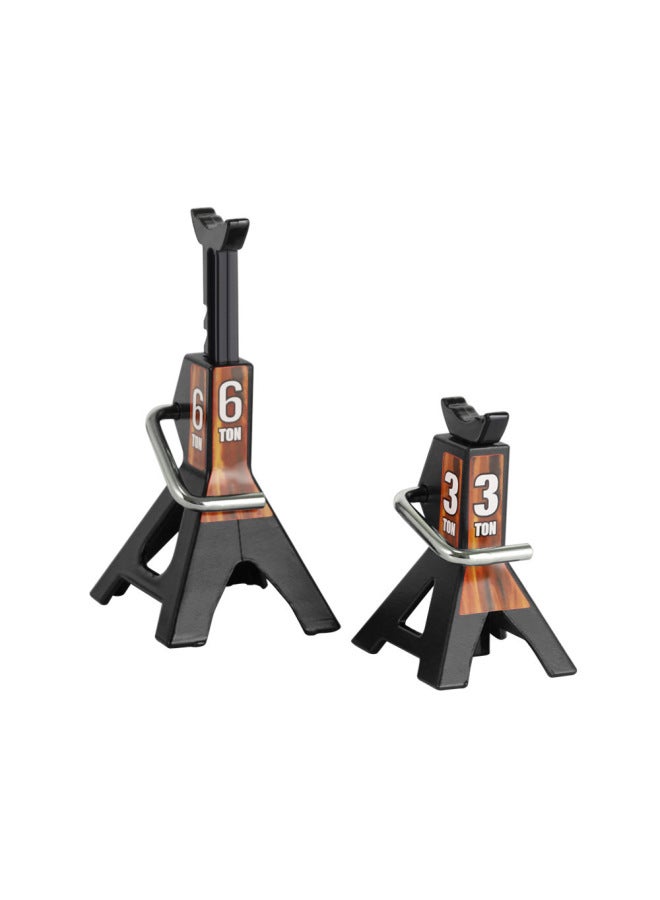 1/10 Simulation Climbing Car SCX10 D90 CC01 TRX4 Metal Jack Repair Frame Repair Bracket-Color:3T Orange  - Image 2