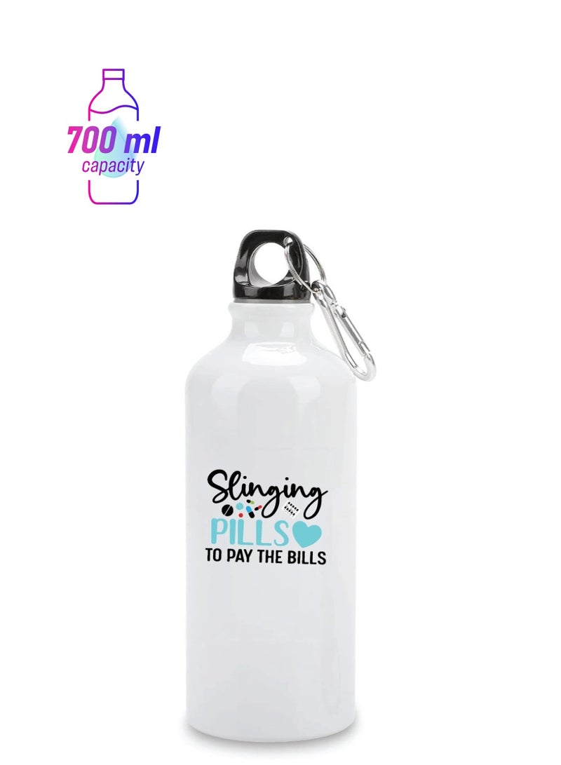 Generic Pharmacist Day Aluminum Insulated Sports Water Bottle 700ml-Gift For Pharmacist Day-Students-Pharmacist Teachers-Water Flask For Pharmacists - Image 1