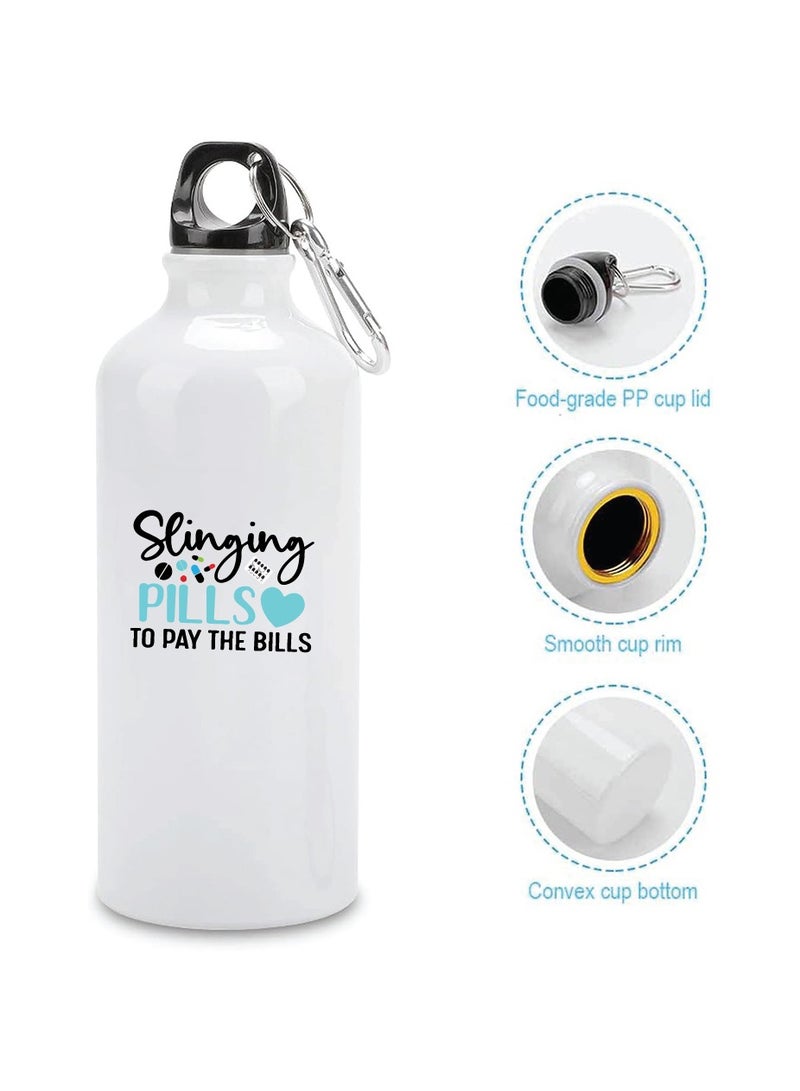 Generic Pharmacist Day Aluminum Insulated Sports Water Bottle 700ml-Gift For Pharmacist Day-Students-Pharmacist Teachers-Water Flask For Pharmacists - Image 2
