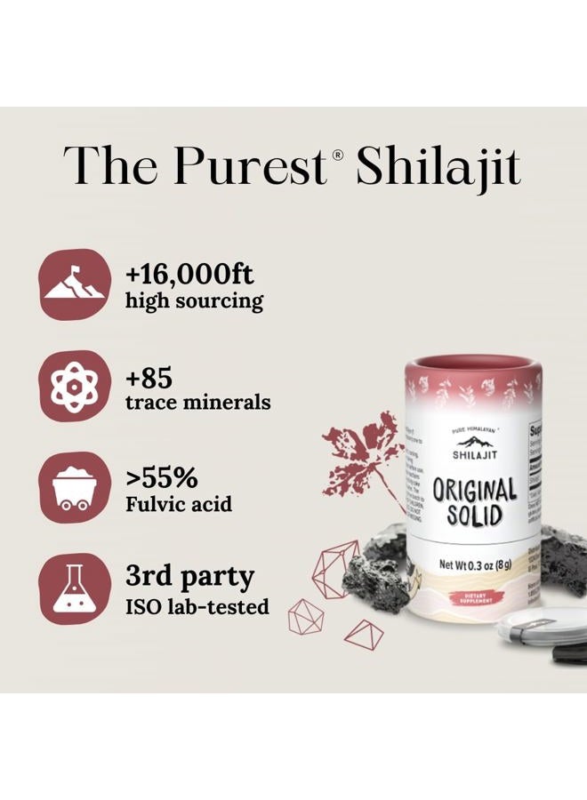 Pure Himalayan Shilajit , Original Solid Extract, 360 Servings, Organic Source of Fulvic Acid & Trace Minerals, Widely Used in Ayurveda, Superfood - Image 4
