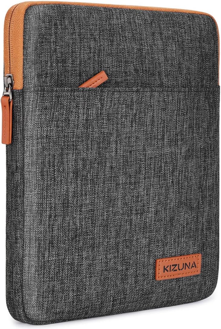 KIZUNA 8 Inch Tablet Sleeve Case Shockproof Water-Resistant Bag for 7.9" Tablet/iPad mini 4 3 2/Samsung Galaxy Tab A/ 8" Pro/Tab 3 7.0 Lite/S2 8/E 8, LG Huawei M5/ASUS ZenPad Protective Bag - Brown - Image 1