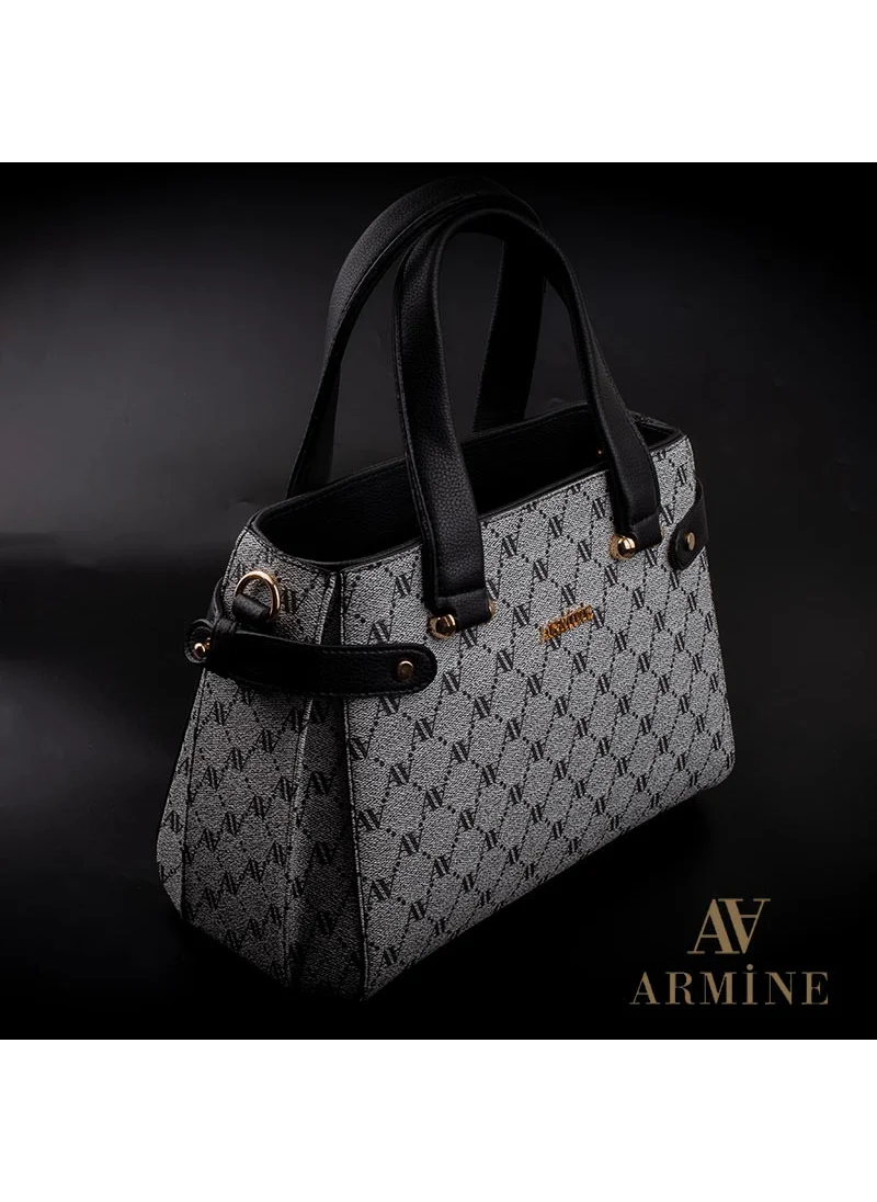 ARMINE Gray Medium Size Dotted Women's Casual Bag