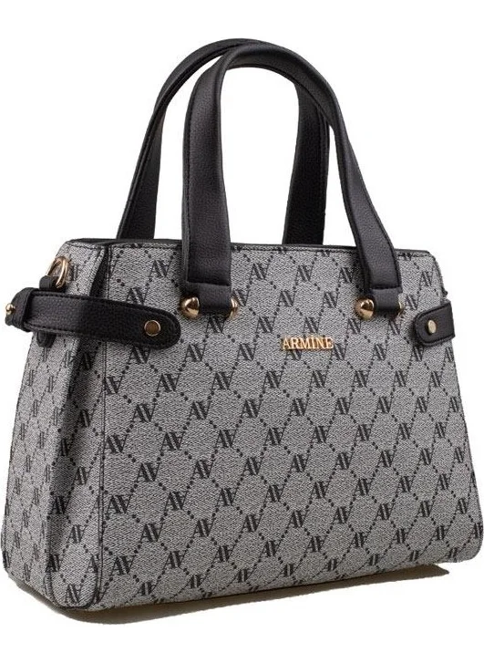 ARMINE Gray Medium Size Dotted Women's Casual Bag