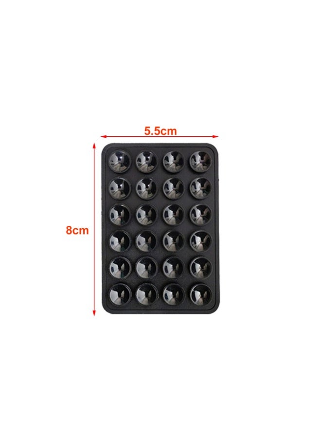 12-color silicone suction cup for phone cases Self-adhesive mount-hands-free mobile accessory mount for video and selfie-compatible with iPhone and Android phone cases - Image 3