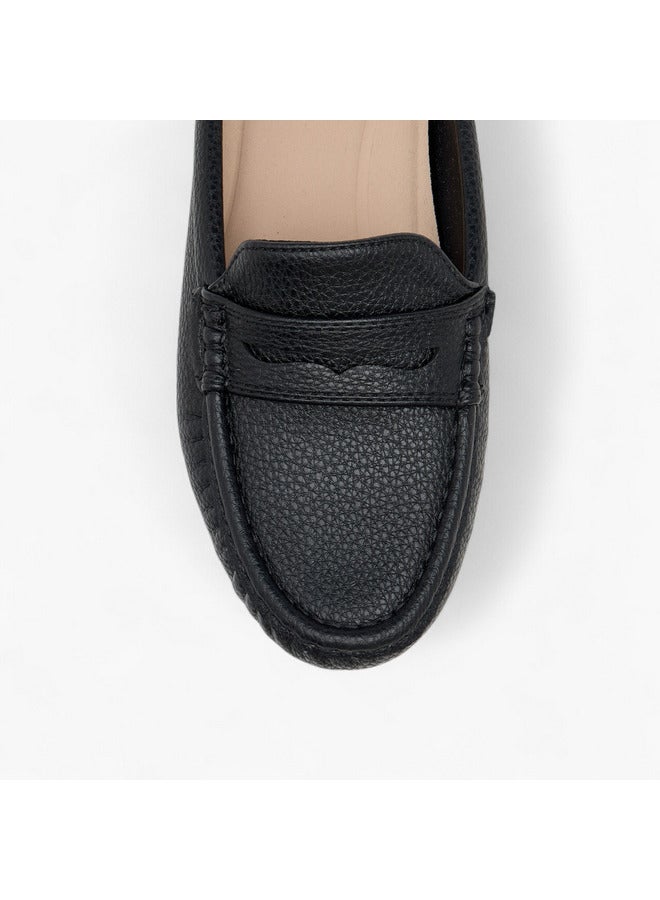 Le Confort Women Textured Slip-On Mules with Cut-Out Detail  - Image 4