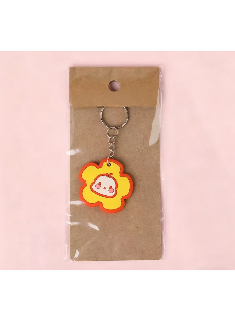 Cartoon Keychain, Lovely Sunflower Keychain Accessories, Purse Handbag Decorative Bag Accessories