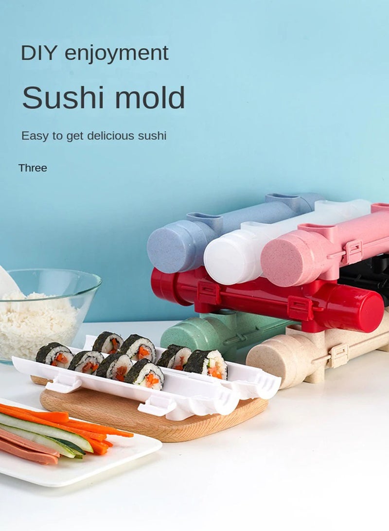 AROAQ Sushi Making Machine Kitchen Tool Maker Quick Sushi Bazooka Rolled Rice Meat Mold 1 Piece - Image 2
