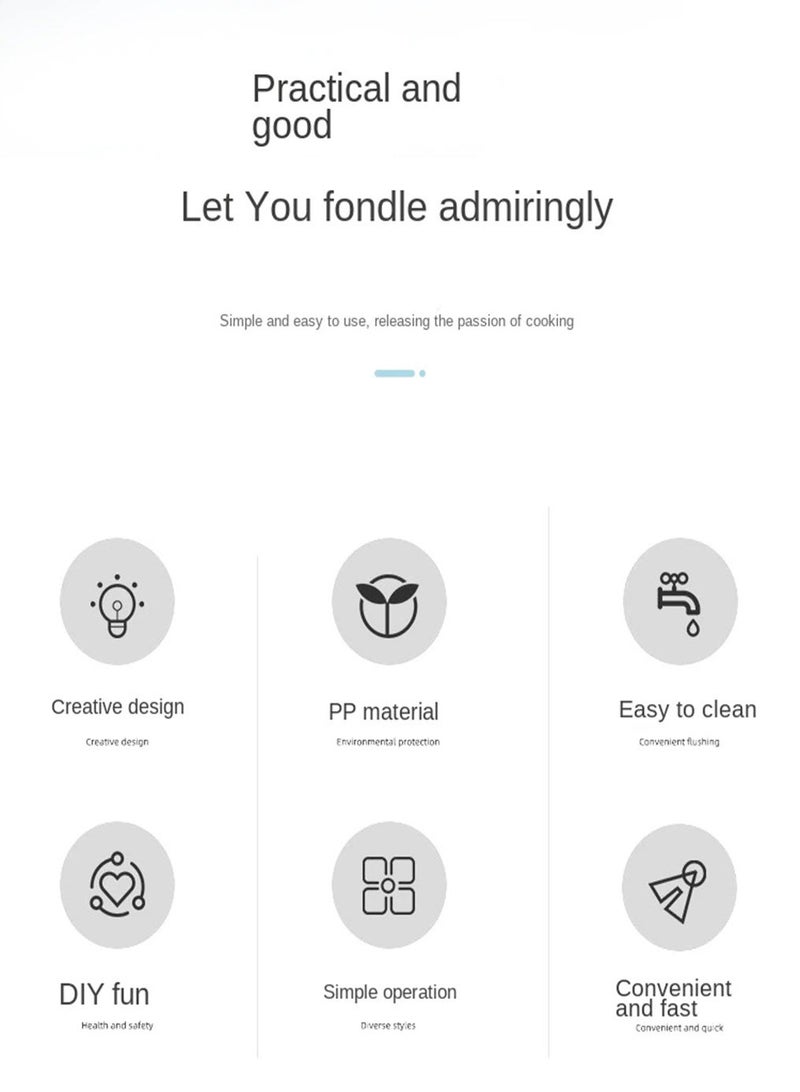 AROAQ Sushi Making Machine Kitchen Tool Maker Quick Sushi Bazooka Rolled Rice Meat Mold 1 Piece - Image 3