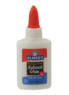 ELMER'S Elmer's Washable, No-Run School Glue, Non-Toxic Adhesive for Crafts and School Projects - 36.9 ml  - Image 1