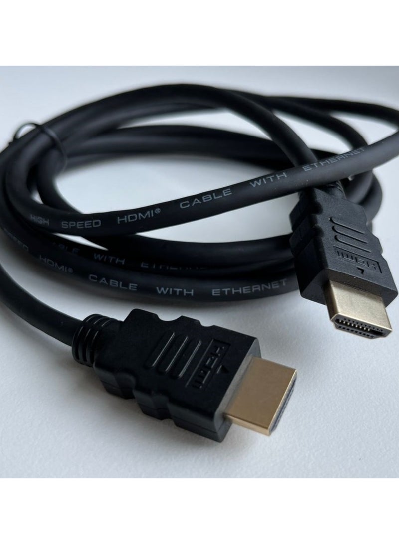 2Meters HDMI Cable HDMI 2.0  High Speed 4K 60Hz HDMI to HDMI Video Wire Compatible with Projector Television Personal Computer,  - Image 1