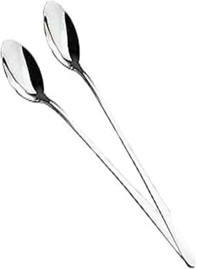 Stainless Steel Mixing Spoons (2 Pieces, 6.4in)