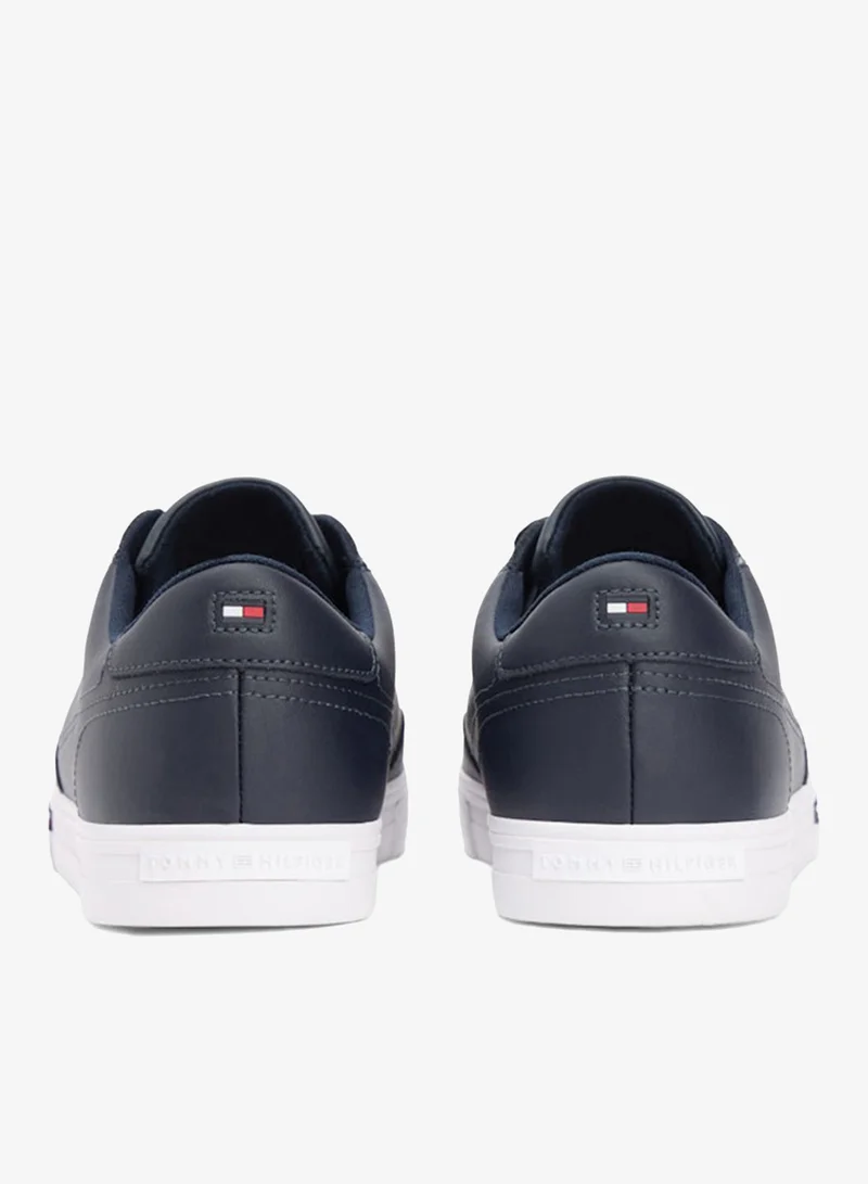 Tommy Hilfiger Desert Sky Signature Midsole Lace-Up Sneakers With Leather for Men | Best Price UAE