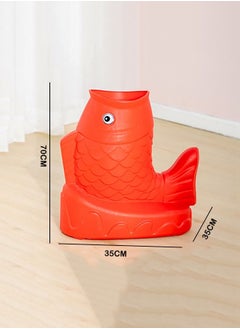 XIANGYU Fish Shaped Trash Can Outdoor Plastic Dustbin  - Image 2