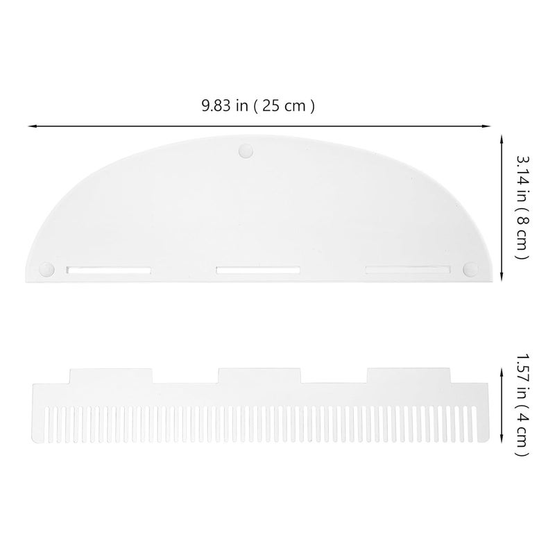 حامل شعر مستعار قابل للفصل ومنظم لإكسسوارات الشعر من PRETYZOOM، مقاس 250x80x40 مم، للاستخدام في صالونات التجميل، حامل تخزين متعدد للشعر المستعار مع دعامة قابلة للإزالة لتصفيف الشعر بالتضفير - Image 2
