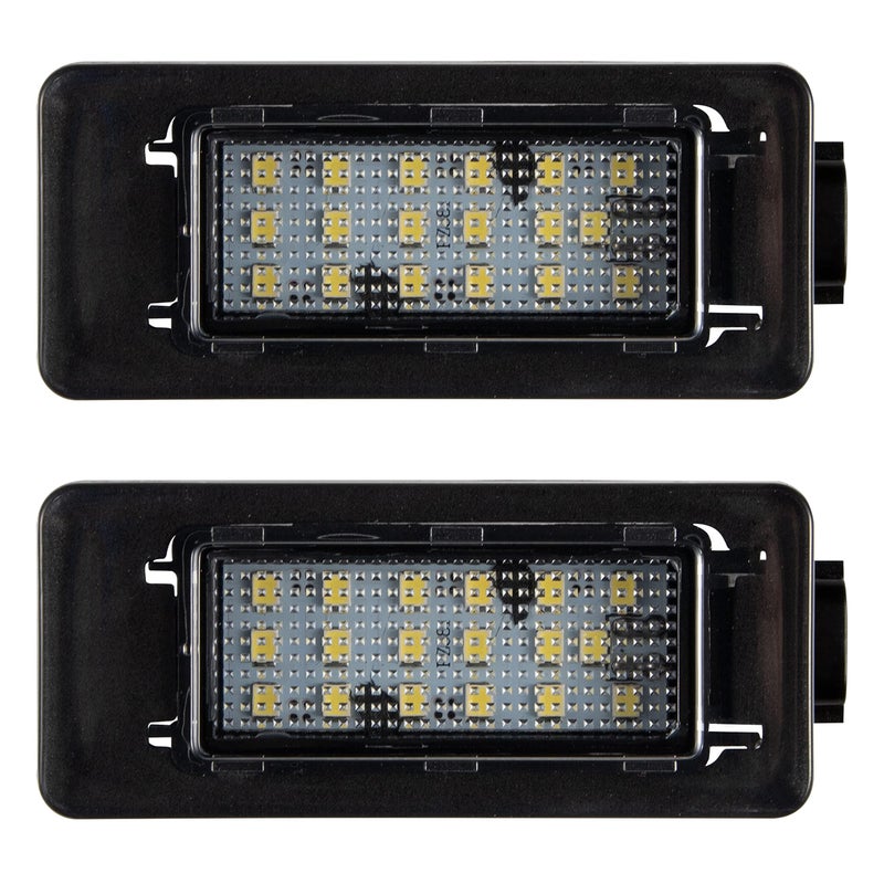 NFSpeeding License Plate Lights Rear Number Lamps Fit Altima Sentra Versa Rogue 265108990E Xenon White Rear Tag Light Kit Assembly 2Pcs