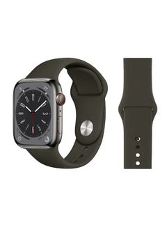 Solid Silicone Replacement Band For Apple Watch 41/40/38mm Series 8/7/6/5/4/SE