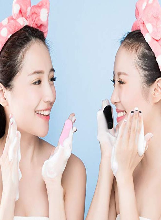 Tatuo 8 Pieces Exfoliator Face Cleansing Pads Silicone Face Scrubber Blackhead Scrubber For Daily Facial Cleaning, 8 Colors - Image 2