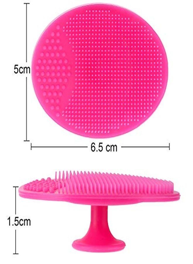 Tatuo 8 Pieces Exfoliator Face Cleansing Pads Silicone Face Scrubber Blackhead Scrubber For Daily Facial Cleaning, 8 Colors - Image 5