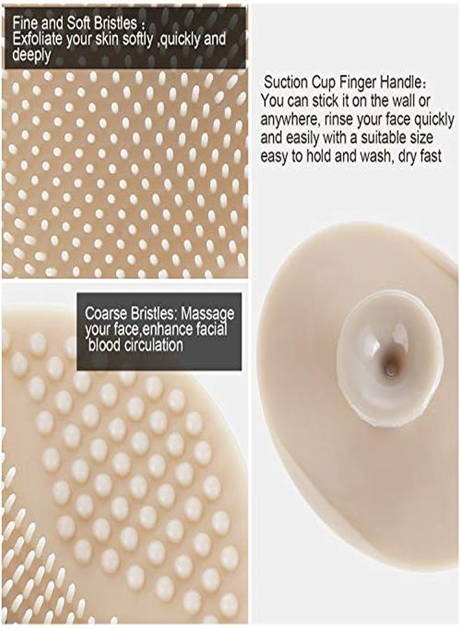 Tatuo 8 Pieces Exfoliator Face Cleansing Pads Silicone Face Scrubber Blackhead Scrubber For Daily Facial Cleaning, 8 Colors - Image 4