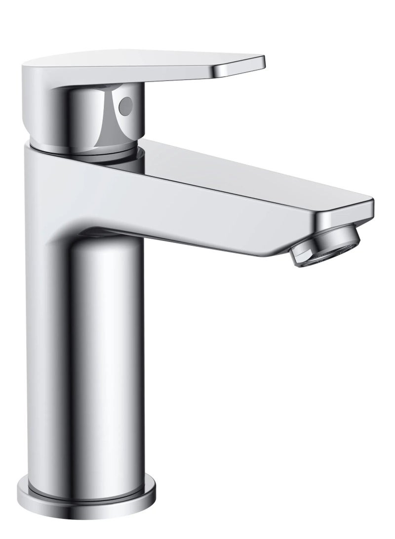 HESANIT Logic Single Lever Basin Mixer With Pop-Up Waste Chrome - 4001C - Image 1