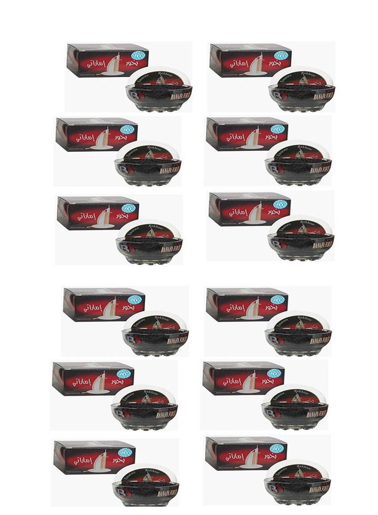 Banafa Emirati incense 40 grams 12 pieces - Image 1