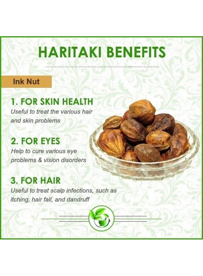 LivShine Natural Dried Whole Haritaki/Harad/Inknut for Dark Circles 200Gm - Image 4