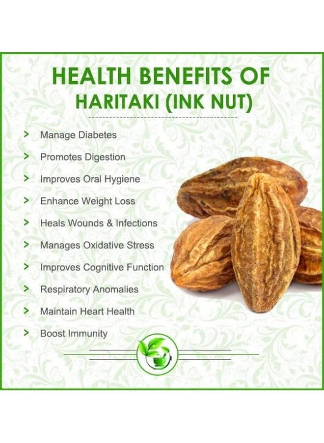 LivShine Natural Dried Whole Haritaki/Harad/Inknut for Dark Circles 200Gm - Image 3