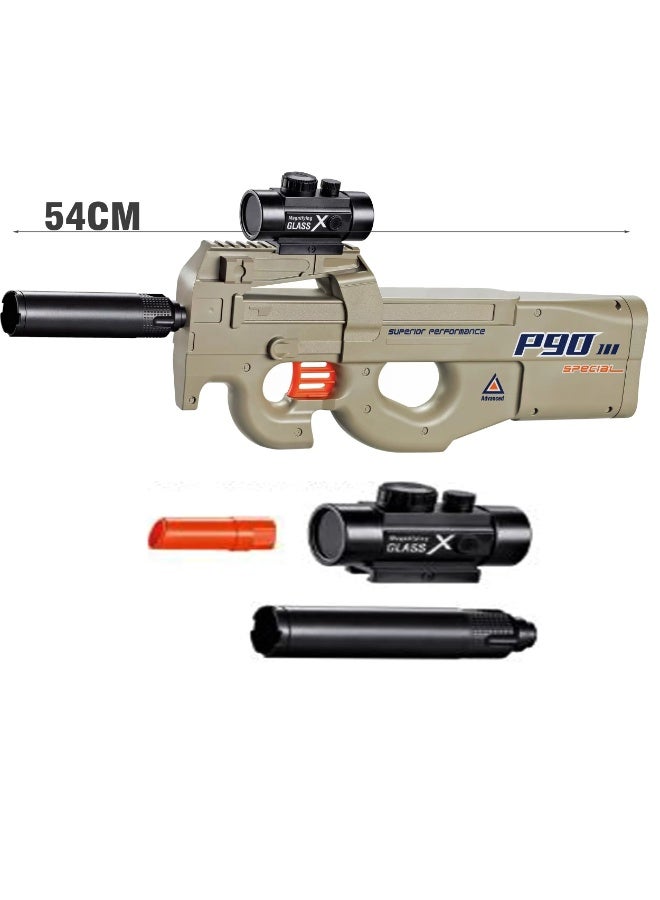 P90 Semi-Automatic Gel Blaster Toy Gun – 7-8mm Gel Ball Splat Gun for Boys | Outdoor Fun Shooting Game Toy  - Image 2