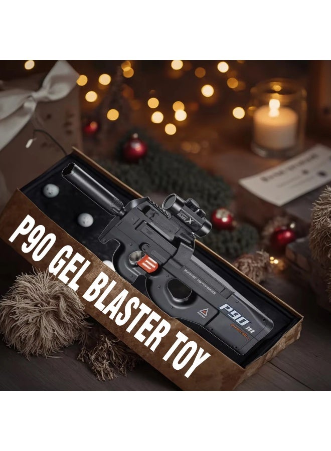 P90 Semi-Automatic Gel Blaster Toy Gun – 7-8mm Gel Ball Splat Gun for Boys | Outdoor Fun Shooting Game Toy  - Image 4