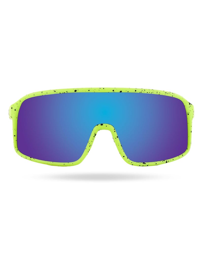 TYR Unisex Viejo HTS Sunglasses Bluefluorescent Green - Image 2