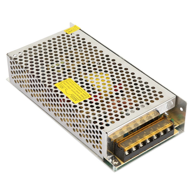 24V DC Switching Power Supply 120W 5A Aluminum - High Stability Copper Enameled Wire - Intelligent Protection for LED Lighting Security Monitoring - Image 2