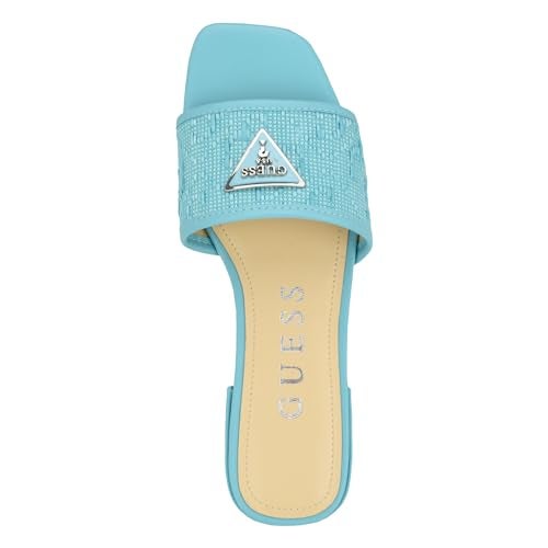 Guess Women's Tamsey Sandal, Turqoise Blue 450, 5.5 - Image 2