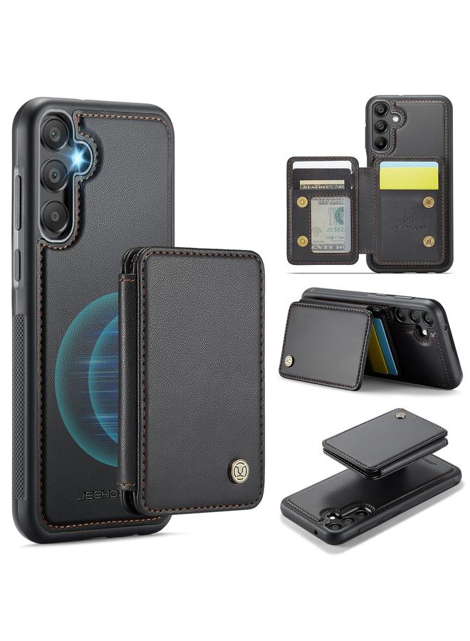 Case For Samsung Galaxy A35 5G J05 Business Magnetic Style RFID Leather Phone Case
