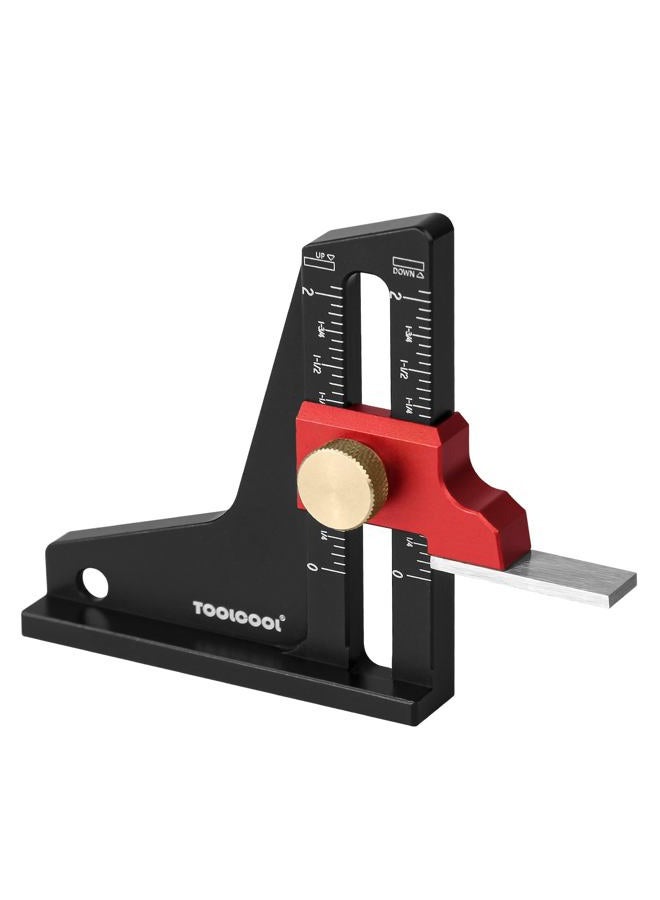 TOOLCOOL Height Gauge Depth Gauge Woodworking Tool Setting Gauge Setup Blocks for Table Saw Router Table Drill Press Bandsaw - Imperial - Image 2