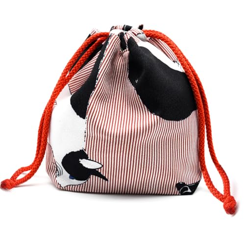CAMDOM Japanese Drawstring Bag Kimono Handbag Blossom Sakura Bag Vintage Jewelry Coin Purse Gift Bag - Image 1
