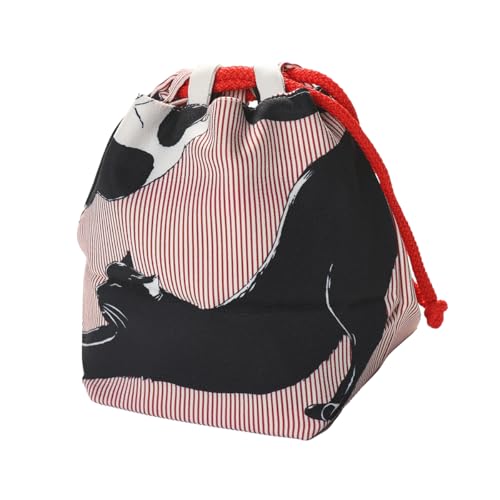 CAMDOM Japanese Drawstring Bag Kimono Handbag Blossom Sakura Bag Vintage Jewelry Coin Purse Gift Bag - Image 3